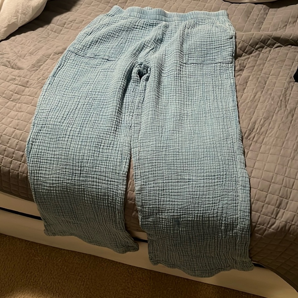 Natural reflections linen pants